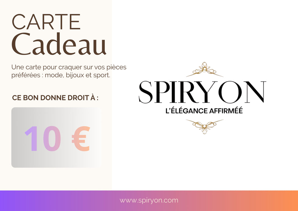 Carte cadeau Spiryon