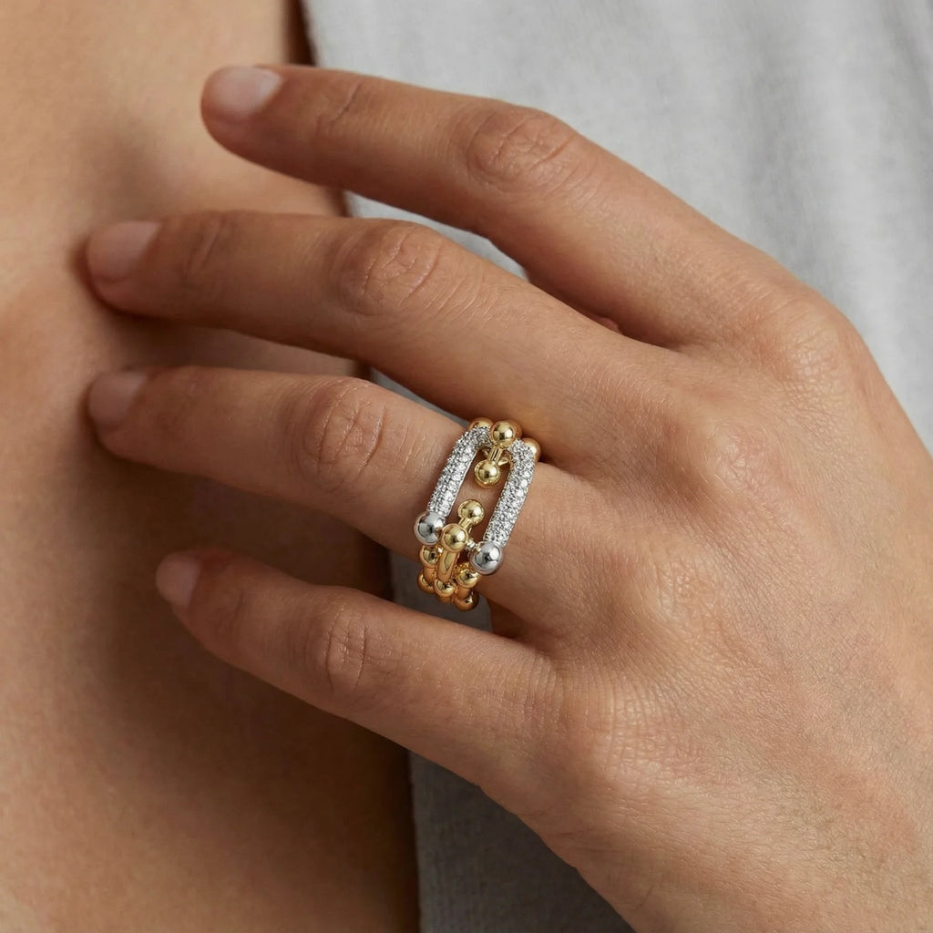 Bague Puissante à Maillons
