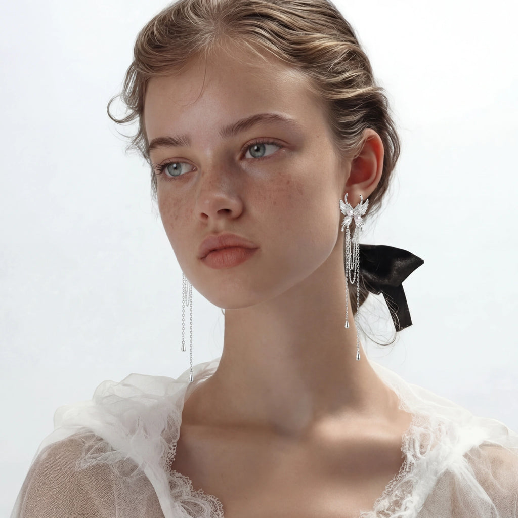 Boucles d'Oreilles Cascade Céleste