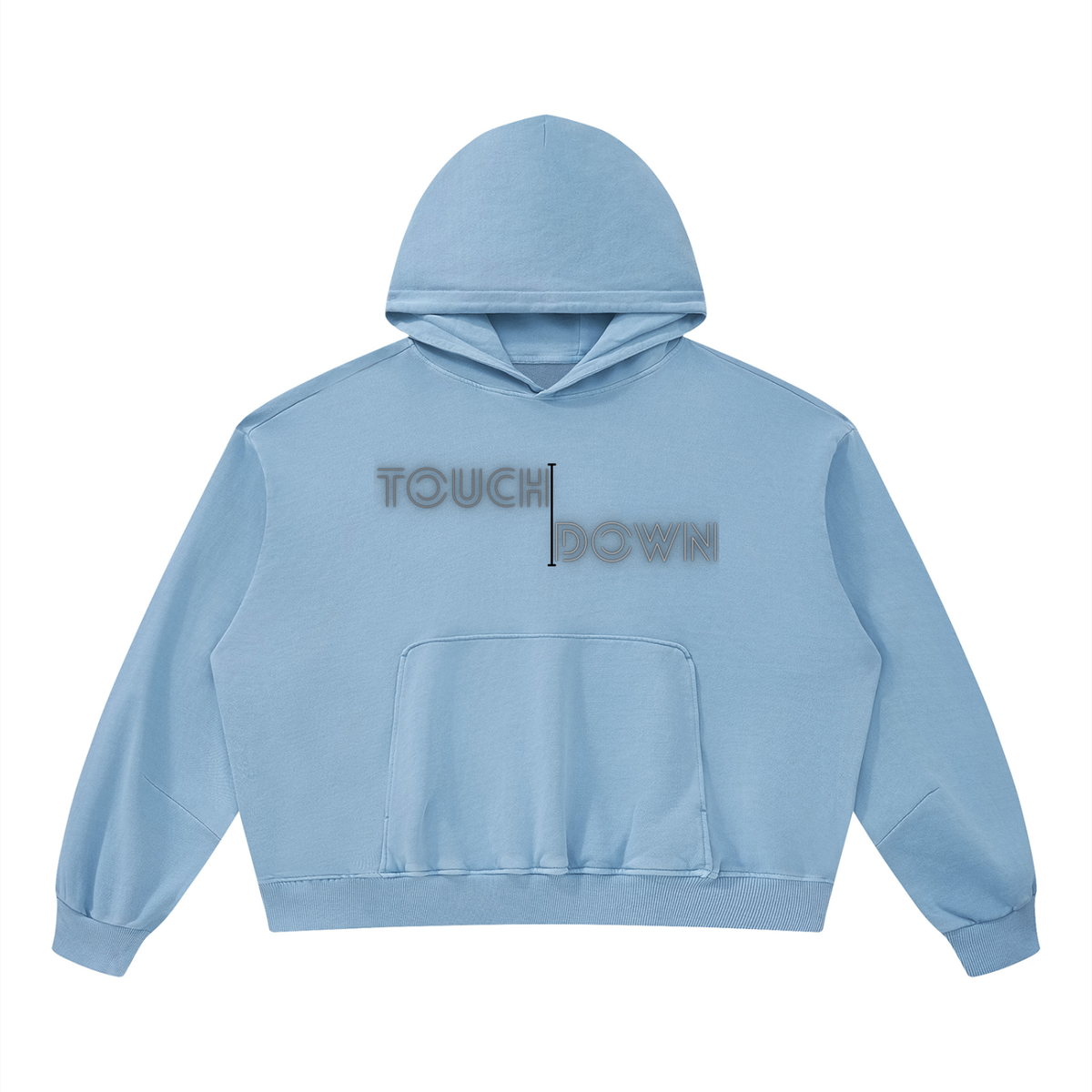 Hoodie Unisexe Boxy Vintage Délavé