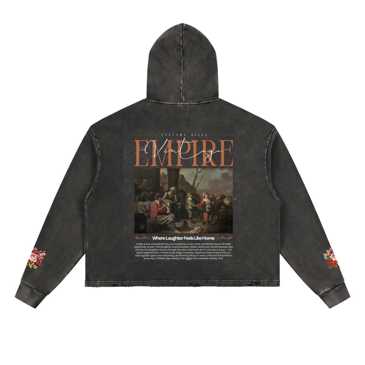 Hoodie Streetwear Vintage Snow Wash