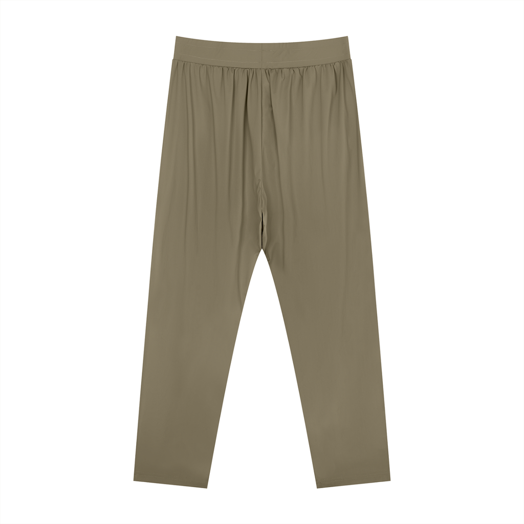 Pantalon droit à taille élastique