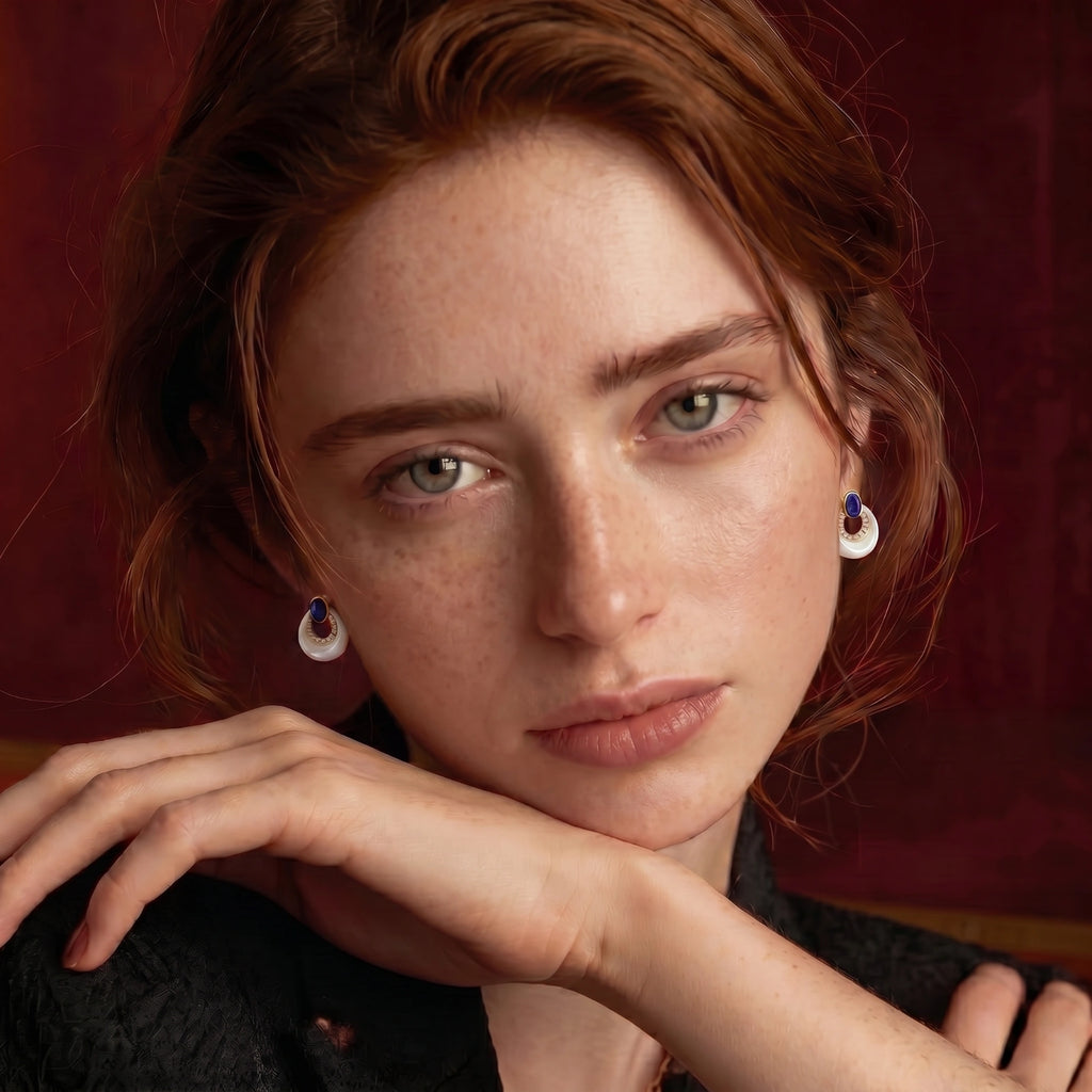 Boucles d'Oreilles Larme Céleste
