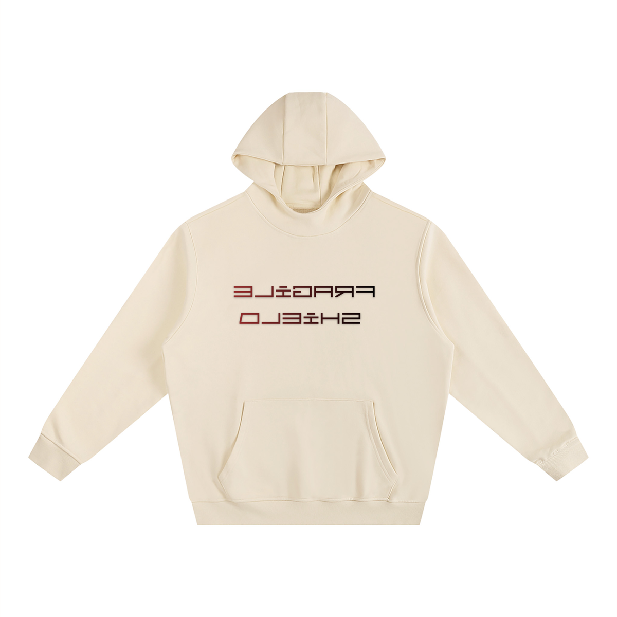Fleeced High Neck Hoodie