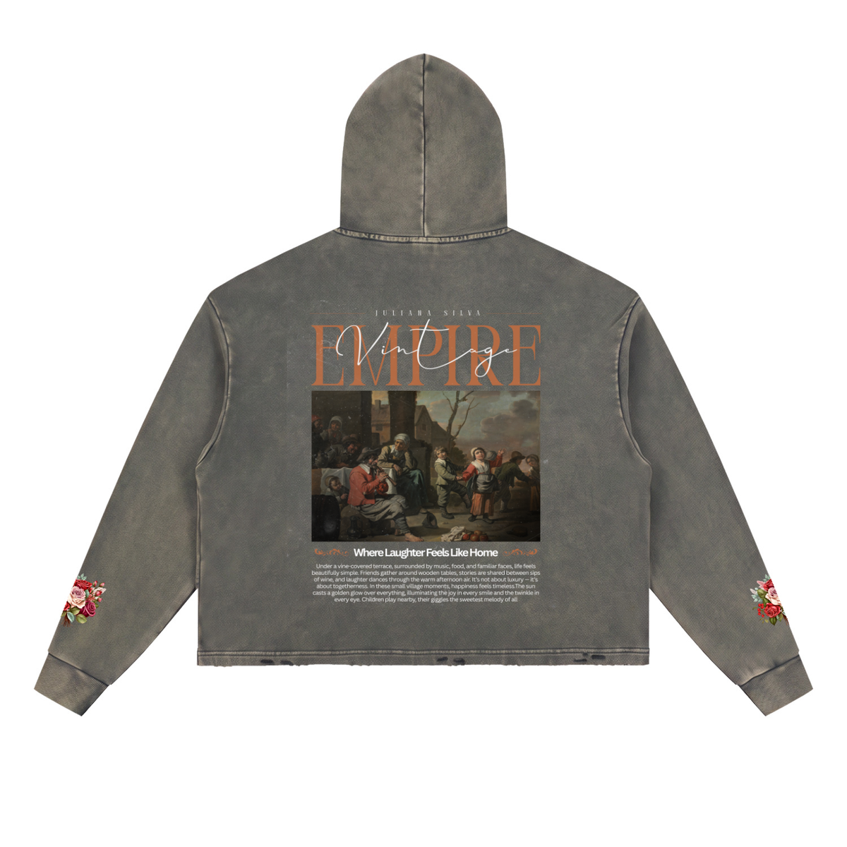 Hoodie Streetwear Vintage Snow Wash