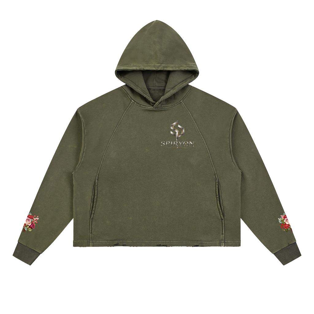 Hoodie Streetwear Vintage Snow Wash