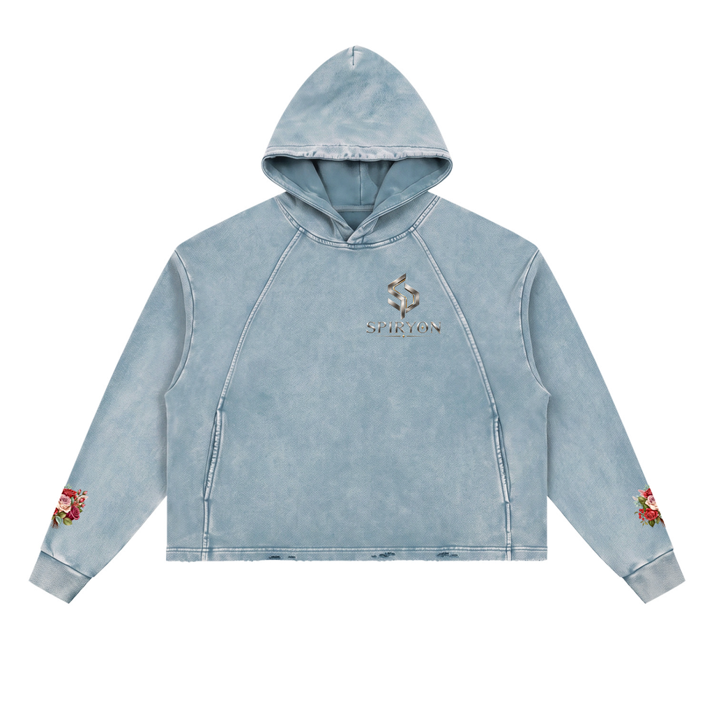 Hoodie Streetwear Vintage Snow Wash
