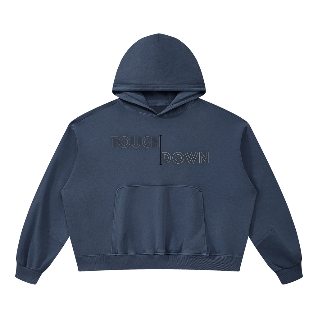 Hoodie Unisexe Boxy Vintage Délavé