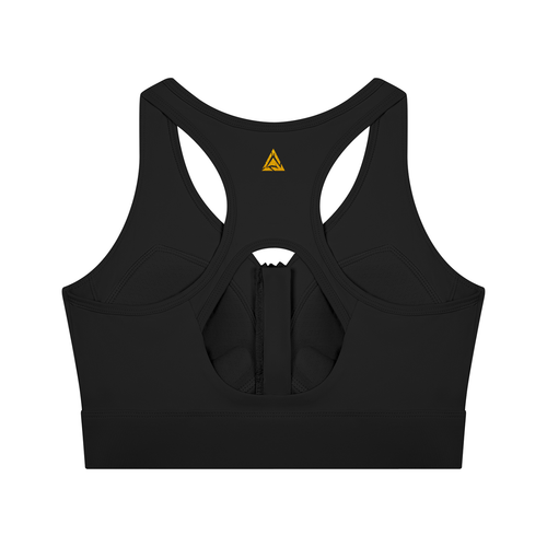Women’s Cropped Zip Yoga Sports Bra