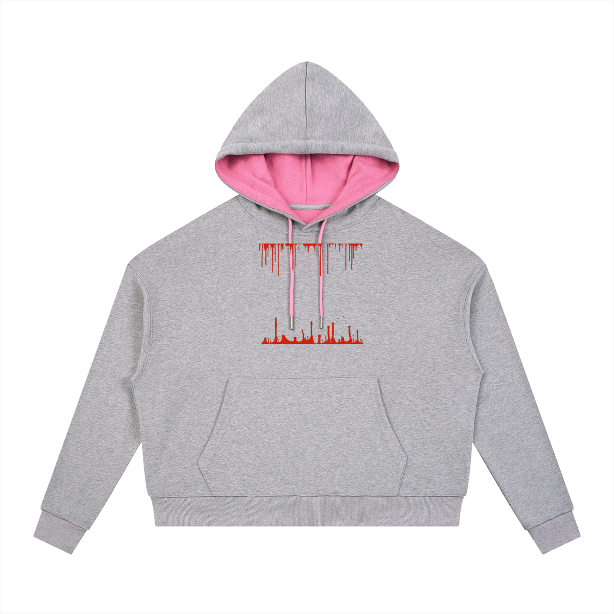 Contrast Drawstring Hoodie