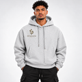 Boxy Button Placket Hoodie