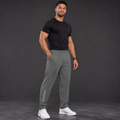 Pantalon droit à taille élastique