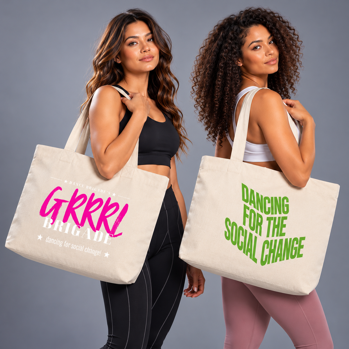 Sac en toile de coton - Grrrl Brigade