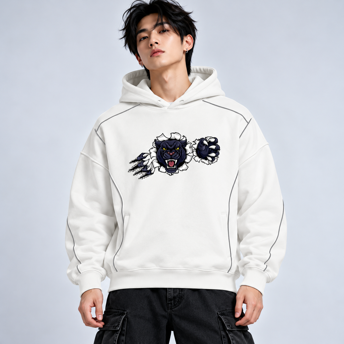 Hoodie Oversize Unisexe – Coupe Loose