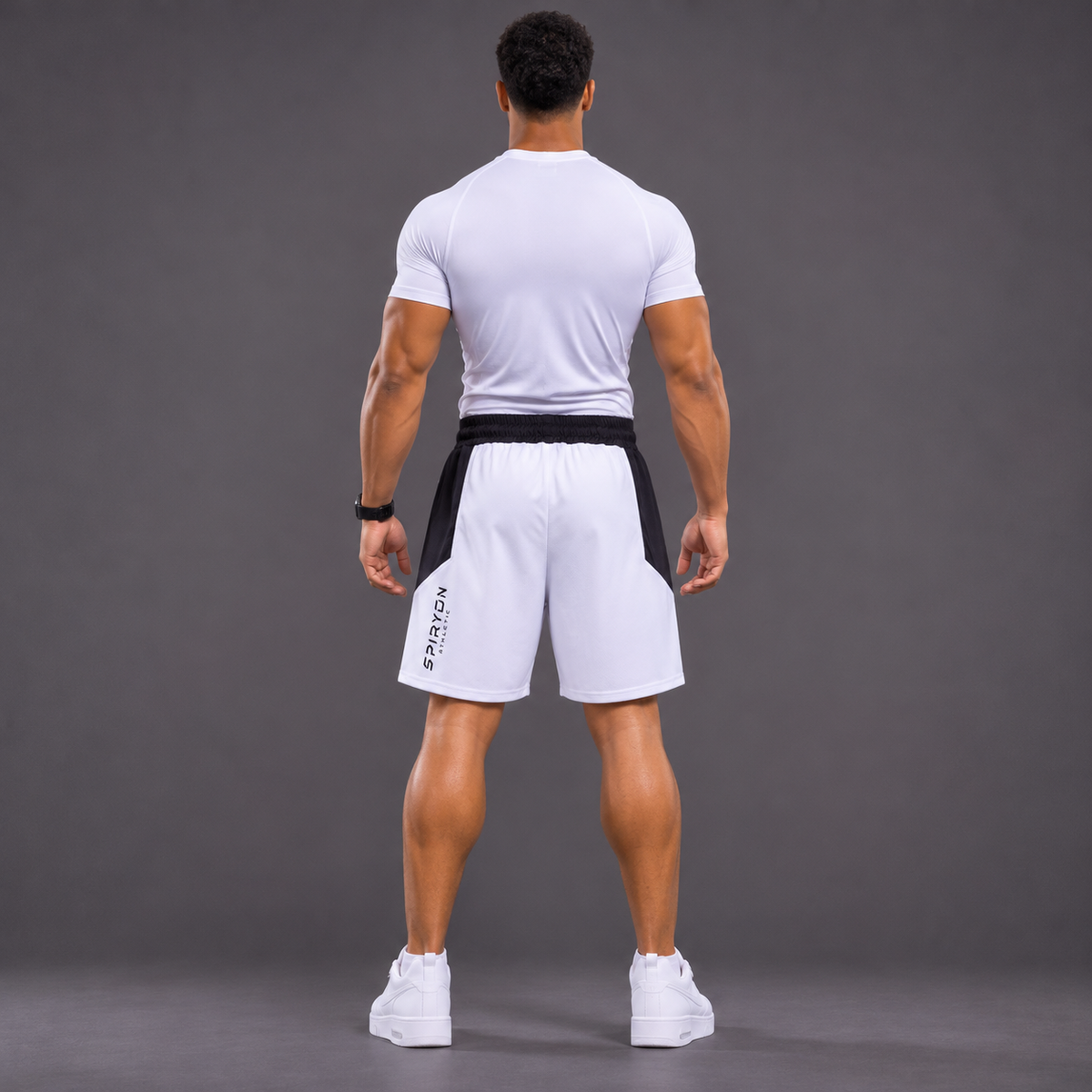 Short de sport à cordon de serrage