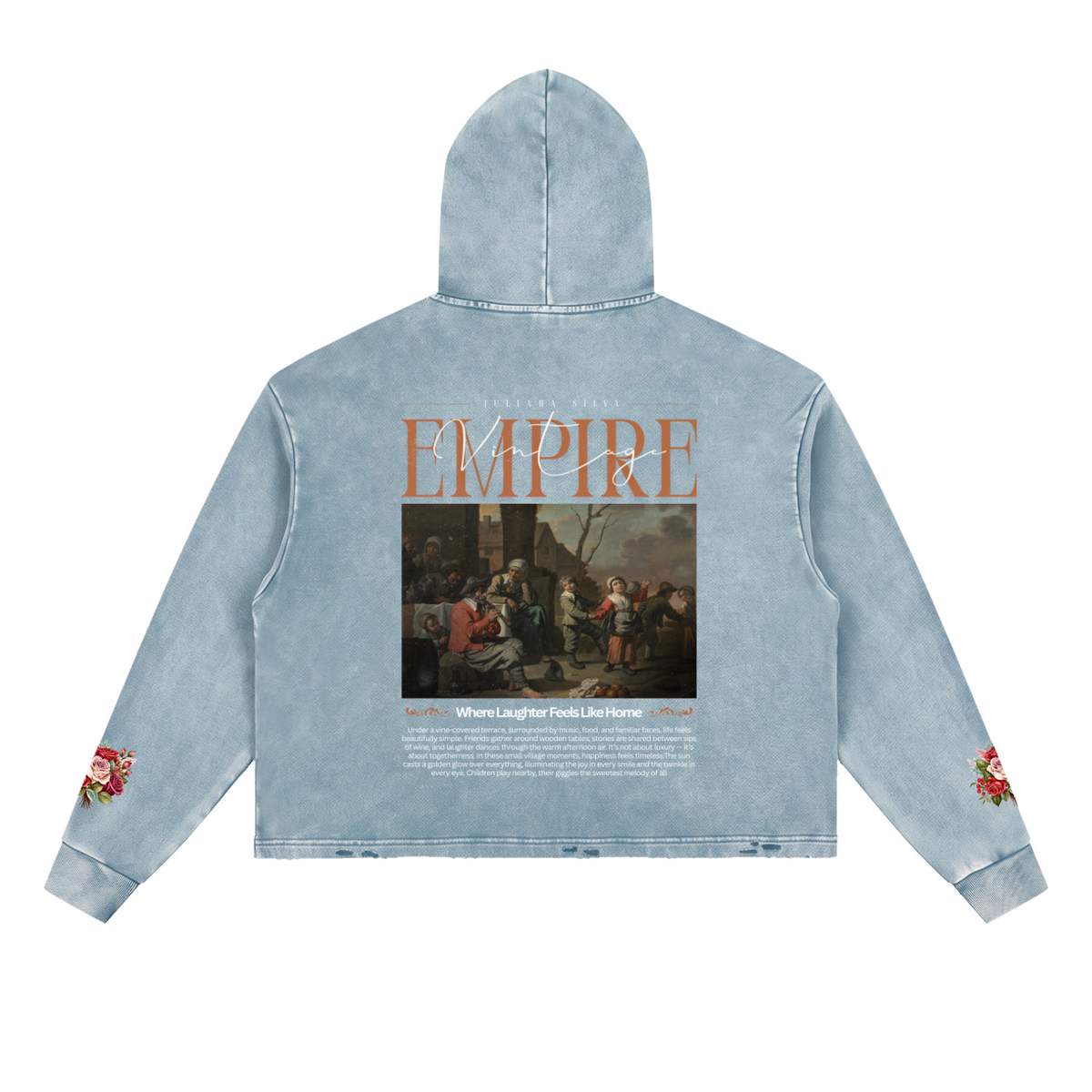 Hoodie Streetwear Vintage Snow Wash